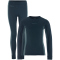 CRAFT Core Dry Baselayer Unterwäsche-Set Kinder 396387 - blaze/orion 110/116