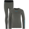 CRAFT Core Warm Baselayer Unterwäsche-Set Kinder 985355 - granite/ray 110/116