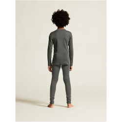 CRAFT Core Warm Baselayer Unterwäsche-Set Kinder 985355 - granite/ray 122/128