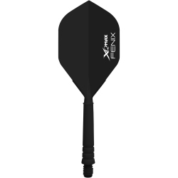 3er Pack XQ Max Fenix Molded Dartflight mit Shaft black...