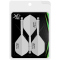 3er Pack XQ Max Fenix Molded Dartflight mit Shaft white 22 mm