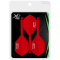 3er Pack XQ Max Fenix Molded Dartflight mit Shaft red 22 mm