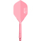 3er Pack XQ Max Fenix Molded Dartflight mit Shaft pink 22 mm