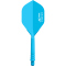 3er Pack XQ Max Fenix Molded Dartflight mit Shaft blue 22 mm