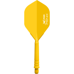 3er Pack XQ Max Fenix Molded Dartflight mit Shaft yellow...