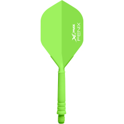 3er Pack XQ Max Fenix Molded Dartflight mit Shaft green...