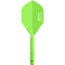 3er Pack XQ Max Fenix Molded Dartflight mit Shaft green 22 mm