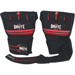 BRUTE Gel Wraps Handbandagen black/red L/XL