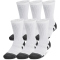 6er Pack UNDER ARMOUR Performance Tech Crewsocken 101 - white M (36.5-42)