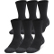 6er Pack UNDER ARMOUR Performance Tech Crewsocken 003 - black M (36.5-42)