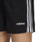adidas Essentials 3-Streifen Shorts Damen schwarz/weiß M