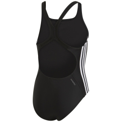 adidas Fit Suite 3-Streifen Badeanzug M&auml;dchen schwarz/wei&szlig; 128