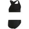 adidas Fit 3-Streifen Bikini Kinder schwarz/weiß 152