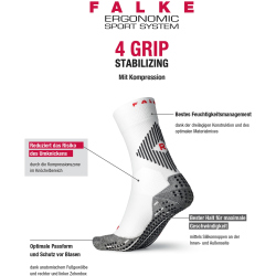 FALKE 4 Grip Stabilizing Antirutsch Sportsocken