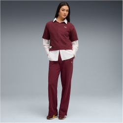 PUMA Class Comfort Pinnacle High-Waist Straight French Terry Jogginghose Damen