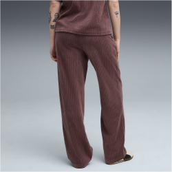 PUMA Essentials Elevated Velours Rib Straight Leg Jogginghose Damen