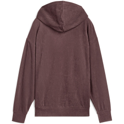 PUMA Essentials Elevated Comfort Velours Rib Hoodie Damen