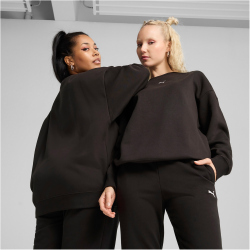PUMA Essentials Oversized Fleece Crew Sweatshirt Damen