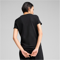 PUMA Essentials Metallic No. 1 Logo T-Shirt Damen