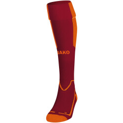 JAKO Lazio Stutzenstrümpfe weinrot/neonorange 5 (43-46)