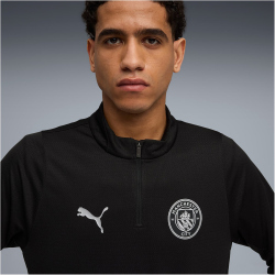 PUMA Manchester City FC Training 1/4-Zip Trainings-Top 2025/26 Herren 14 - PUMA black/PUMA silver S