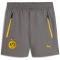PUMA BVB Borussia Dortmund Pumatech Relaxed Woven Shorts Herren 21 - cool dark gray/faster yellow S