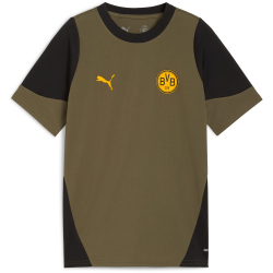 PUMA BVB Borussia Dortmund Trainingsshirt 2025/26 Kinder 19 - loden green/puma black 140