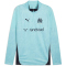 PUMA Olympique Marseille 1/4-Zip Trainings-Top 2025/26 Herren 21 - safe lake/new navy M
