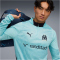 PUMA Olympique Marseille 1/4-Zip Trainings-Top 2025/26 Herren 21 - safe lake/new navy L