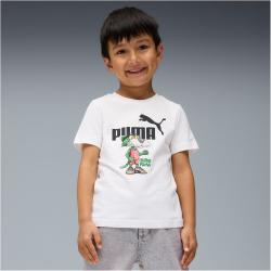 PUMA Super PUMA Graphic T-Shirt Jungen 02 - PUMA white 110