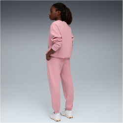 PUMA Loungewear Oversized Fleece Jogginganzug Mädchen 65 - poised pink 164