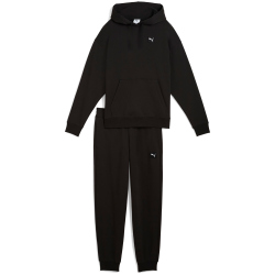 PUMA Loungewear Comfort Fleece Jogginganzug Damen 01 - PUMA black S