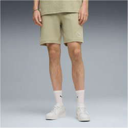 PUMA Class 8" Pintuck French Terry Sweatshorts Herren 82 - lux army XL