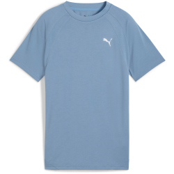 PUMA Evostripe T-Shirt Jungen 34 - cool blue 164