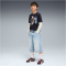 PUMA Mid90s Layered Langarmshirt Jungen 16 - new navy 128