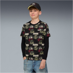 PUMA Mid90s Print T-Shirt Jungen 01 - PUMA black 164