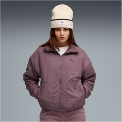 PUMA wendbare Sherpa Hybridjacke Damen 88 - raisin XS