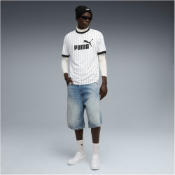 PUMA Essentials Striped Trikot Herren 02 - PUMA white XL