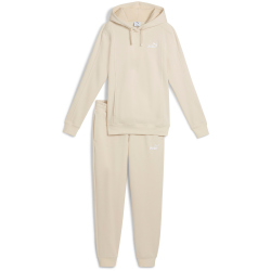 PUMA Fleece Kapuzen-Jogginganzug Damen 87 - alpine snow M