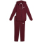 PUMA Metallic Fleece Kapuzen-Jogginganzug Damen 96 - ruby shimmer M