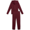 PUMA Metallic Fleece Kapuzen-Jogginganzug Damen 96 - ruby shimmer M