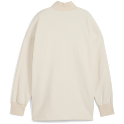 PUMA HER Oversized 1/2-Zip Winterized Crew Sweatshirt...
