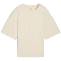 PUMA HER Oversized T-Shirt Damen 87 - alpine snow XL