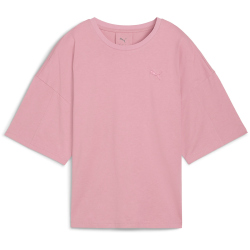 PUMA HER Oversized T-Shirt Damen 65 - poised pink XL