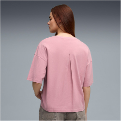 PUMA HER Oversized T-Shirt Damen 65 - poised pink XL