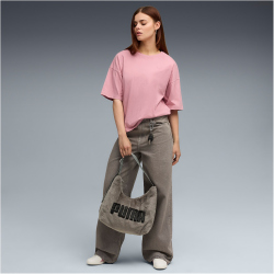 PUMA HER Oversized T-Shirt Damen 65 - poised pink XL