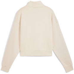 PUMA Class Comfort 1/2-Zip Shorts Fleece Crew Sweatshirt...