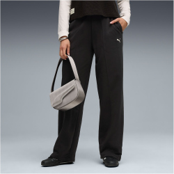 PUMA Class Comfort Pinnacle High-Waist Straight French Terry Jogginghose Damen 01 - PUMA black S