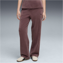 PUMA Essentials Elevated Velours Rib Straight Leg...