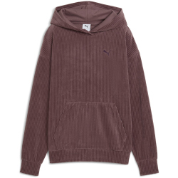 PUMA Essentials Elevated Comfort Velours Rib Hoodie Damen...